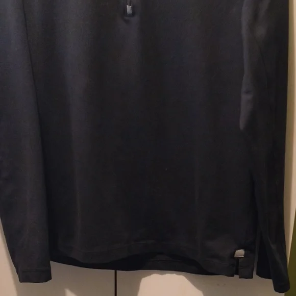 Nike - Black Dri Fit Quarter Zip Sweater Men's Large - Picture 4 of 5